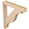 Ekena Millwork 6-in W x 34-in D x 40-in H Funston Block Rough Cedar Woodgrain TimberThane Outlooker, Primed Tan OUTUR060X34X40FST44RCPR - alternate 6